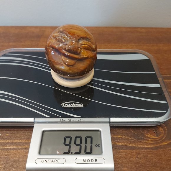 🔥 Sale 🔥 Red Jasper Smiling Buddha Sphere - Final Price - Picture 8 of 11